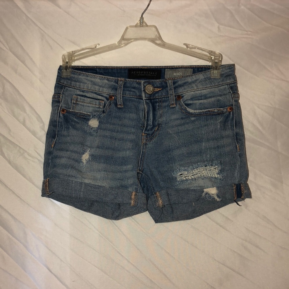 Light wash Jean shorts